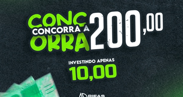 RIFA R$ 10 PRA R$ 200 – 21H – RIFA FAZENDINHA